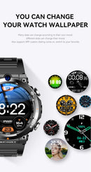 Smartwatch Android 4G BYSL - Dupla Câmera 5MP GPS