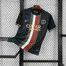 Camisa PSG Preta e Dourada 25/26 Torcedor Masculina