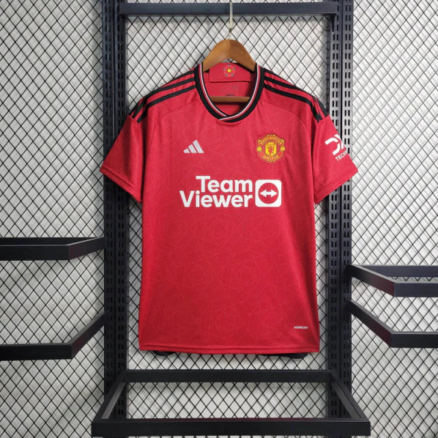 Camisa Manchester United I 23/24 Torcedor Masculina